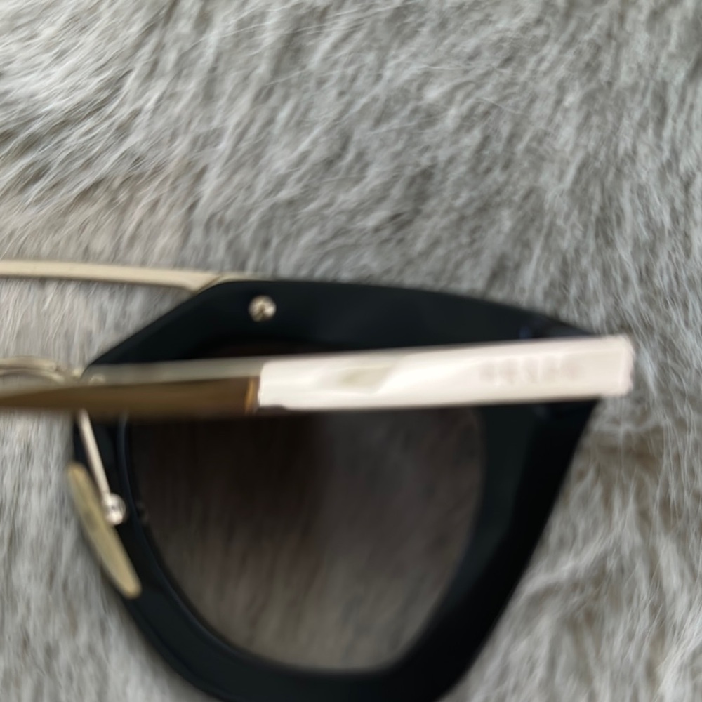 Prada Black Bold Framed Sunglasses - Picture 3 of 5